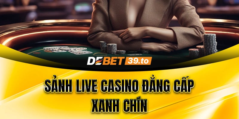 Sảnh Live Casino đẳng cấp - xanh chín